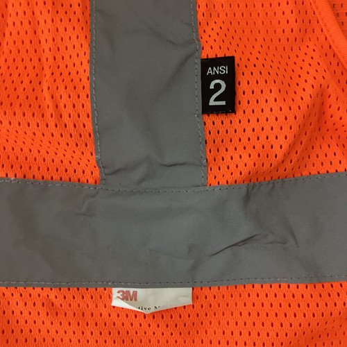 Walls Men's Orange Reflective Hunting Construction Mesh Safety Vest Size XL - Picture 3 of 7