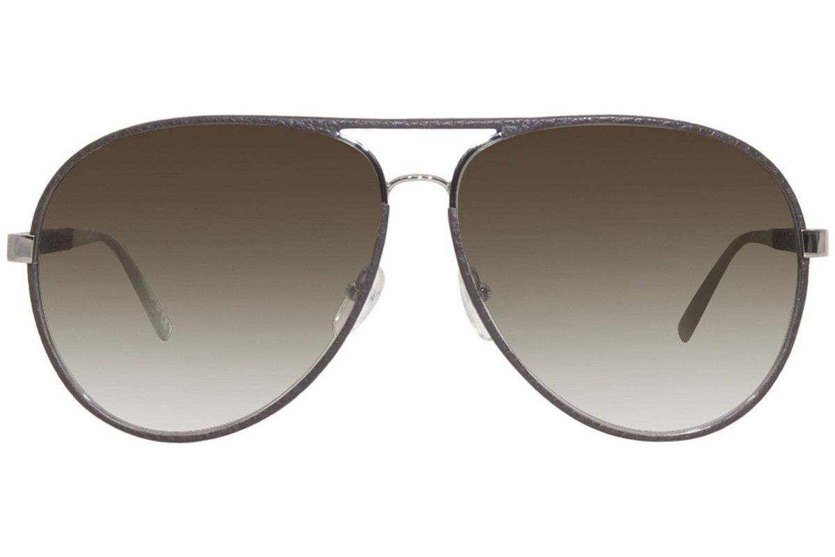 Salvatore Ferragamo SF236SL 067 Sunglasses Women's Ruthenium