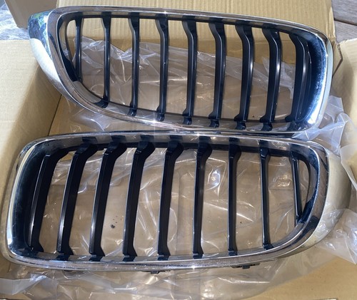 Kühlergrill für BMW 4er F32 F33 F36 F83 passend Set Silber / Chrome