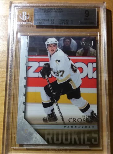2005-06 Upper Deck Series 1 Sidney Crosby Young Gun Rookie  BGS 9