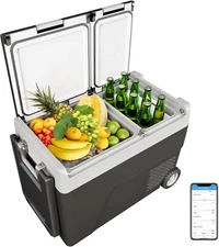 51QT 48L Portable Car Electric Cooler 12V Refrigerator Fridge Freezer -4℉~68℉