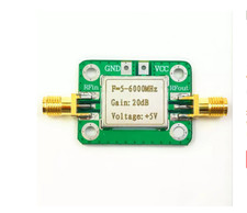 NEW 5M - 6GHz RF ultra-wideband medium power amplifier gain 20dB