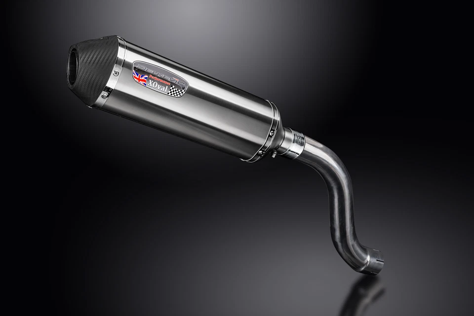 Triumph Daytona 955i 2001-2006 Slip On 13.5" XOval Kit de silenciador de escape de acero inoxidable Foto 3 de 4