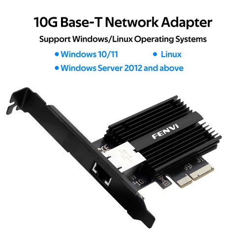 10Gb NIC RJ45 Port PCIe X4 Network Card with AQC113 Controller NIC LAN Adapter