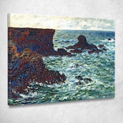 Rocce A Port-Coton Il Leone 1886 Claude Monet, mnt55 Leinwandbild