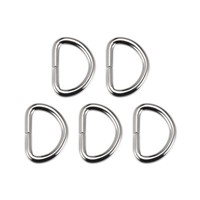 5Stk. Metall D-Ring 25Mm D-Ringe Schnalle FüR Hardware Taschen GüRtel Silber