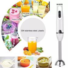 400W Hand Blender Electric Stick Blender Curry Puree Food Mixer Liquidiser 2025