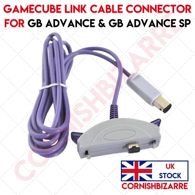 NINTENDO GAMEBOY ADVANCE TO GAMECUBE LINK CABLE CONNECTOR FOR GBA & GBA SP - UK