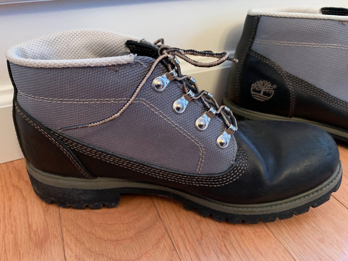 Timberland Waterproof Campsite Boots Men\'s 9M 13049‎ Two-Toned Black with Gray Timberland Waterproof Campsite Boots Men main image 2