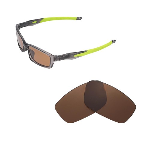 New Walleva Brown Polarized Lenses For Oakley Crosslink 53 (OX8027 Series) - Picture 7 of 7