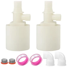 Water Float Valve, 1/2" Inlet Water Level Control Water Tank Traditional Floa...
