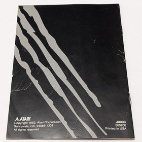 Cybermorph Jaguar 64 Bit Game Manual Atari Corporation 1993 Vintage