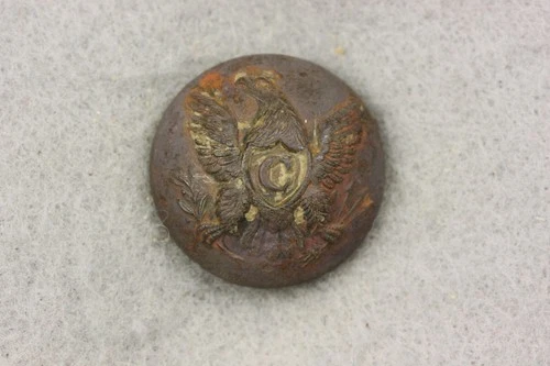 Civil War Eagle Cavalry Overcoat Button Dug Brandy Station VA