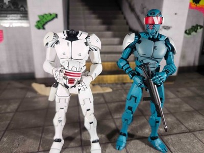 TMNT The Last Ronin Synja Robots 2 Pack 7in Action Figures READ BIO