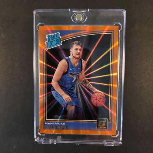 2018 Donruss Luka Doncic Orange Lazer Rated Rookie #177 (RC)