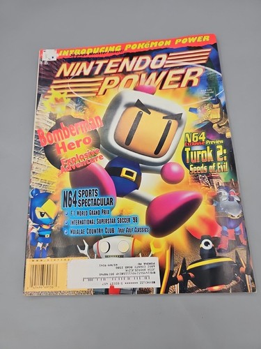 Nintendo Power Volume 111 August 1998 Bomberman Hero W/Poster & Inserts