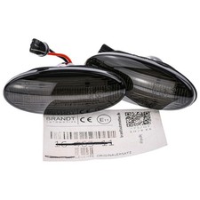 Seitenblinker LED Schwarz für NISSAN QASHQAI I X-TRAIL II NV200 EVALIA NAVARA IV