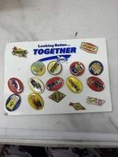 Vintage Collection 16 Sunoco Pins-Looking Better...Together Sunoco-VF Condition!