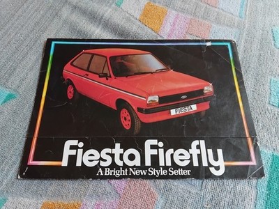 Ford Fiesta Firefly Mk1 Brochure Special Limited Edition FREE POST Leaflet