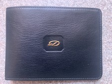 Portafoglio S.T. Dupont Defi 6 Carte, Pelle Traforata Cammello, Bifold, Nuovo Con Scatola