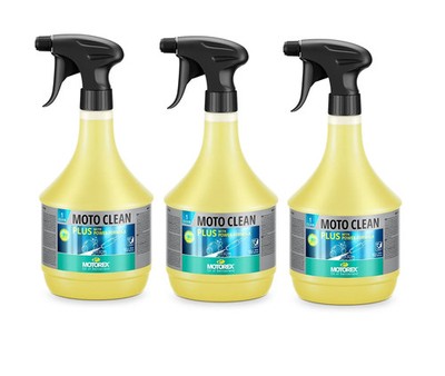 Motorex Moto Clean Plus 3x 1L Motorrad Reiniger, Moto Clean 900, Bike Wash
