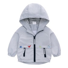 Toddlers Windbreaker Jacket Little Boy Hooded Coat Casual Outerwear as1, age...