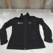 Patagonia Jacket Womens Small Black Micro D Fleece Full Zip Outdoor Hiking LOGO