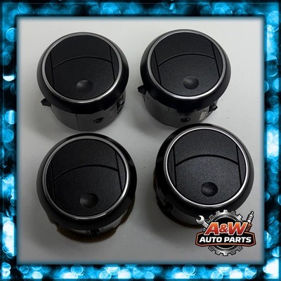 05 06 07 08 09 10 PONTIAC G6 A/C AC HEAT DASH VENTS VENT SET OF 4 BLACK A50