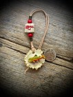 Brook Trout Fish Fly Fishing Deer Antler Whitetail Mirror Hang Engrave