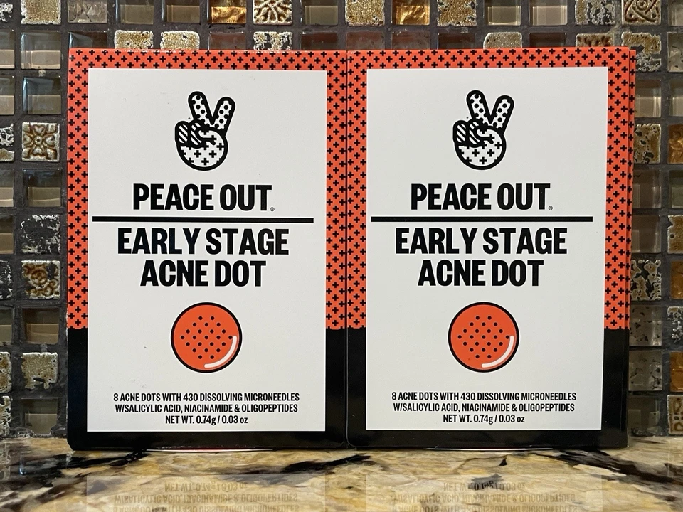 Bundle of 4 Peace Out Early Stage Acne Dots 8 each - 32 Total BNIB Exp 8/2026 - Image 2 of 4
