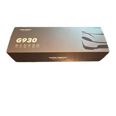 WOLFBOX G930 4K 10'' Rear View Mirror Camera Dash Cam Front and Rear for Car