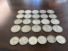 Lot of 20 Walking Liberty Half Dollars & Quarters 90% Silver