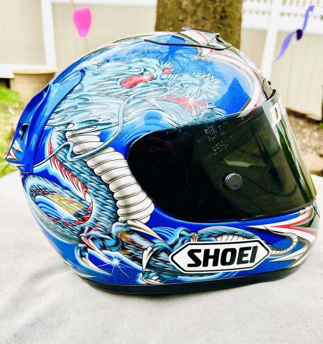 SHOEI X-ELEVEN KIYONARI 2個セット Vintage 06' Shoei X-11/Eleven Kiyonari Blue Dragon Full Face