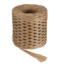 219 Yard Raffia Paper Craft Ribbon, Raffia Twine String, Light Brown