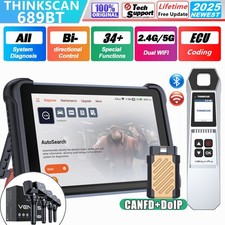 ThinkScan 689BT Car OBD2 Diagnostic Scan Tool Bi-directional E.CU Coding Scanner