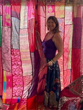 Recycled Pink Curtains. Boho Curtains. Eco friendly curtains, Room Dividers