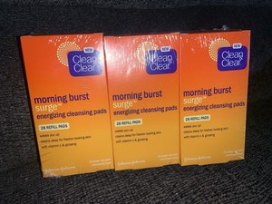 CLEAN & CLEAR MORNING BURST SURGE ENERGIZING CLEANSING PADS REFILL 28ct.