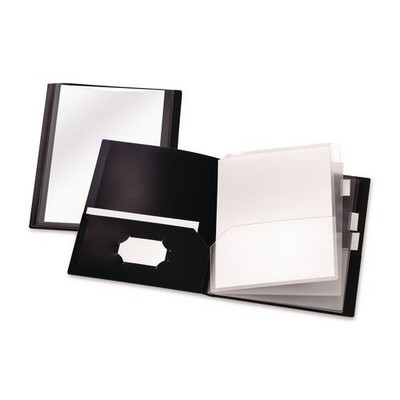 Cardinal ReportPro 10-Pocket Project Organizer, 8.5 x 11, Clear/Black