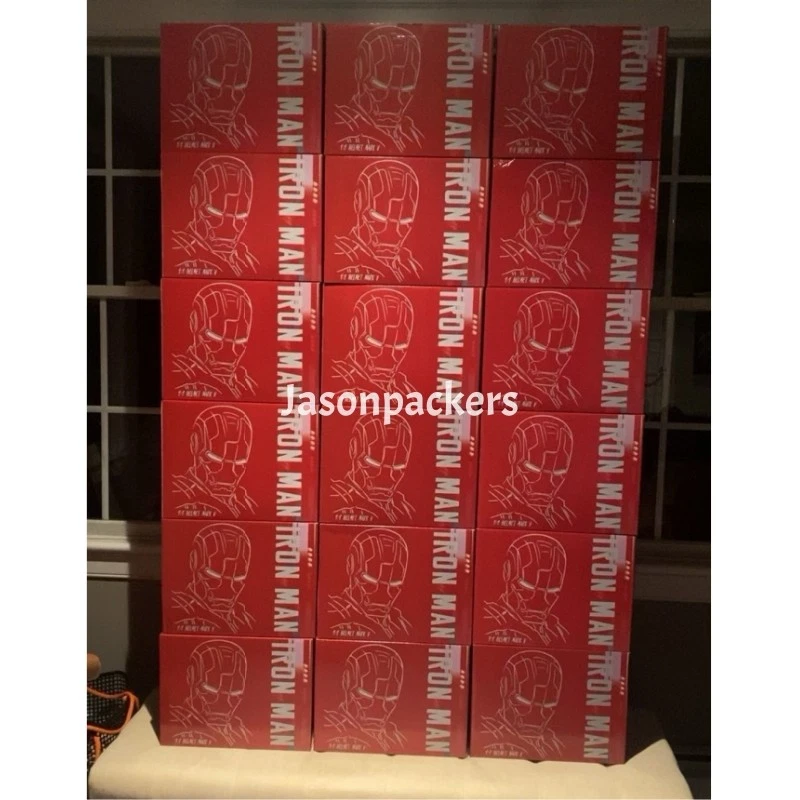 US! Iron Man Gold Mask Cosplay AUTOKING MK5 1:1 Helmet Wearable Voice-control - Image 3 of 4