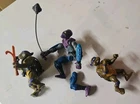 1988 TMNT 1 Soft Head, 1 Hard Head  Donatello, 1 broke Foot Soldier Figure