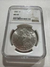 1888 Morgan Silver Dollar MS 60 NGC Graded