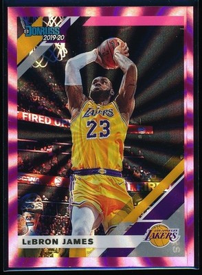 2019-20 Panini Donruss LeBron James #94 Pink Laser #'d 43/50