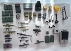 1980’s Vintage Hasbro Gi Joe Action Figure Accessories & Parts Lot