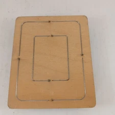 Picture Frame Rectangle Ellison Educational Equip Accucut Wood Dies 6"x5" 