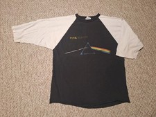 Vintage 90s Alore Band Tour Pink Floyd Dark Side of the Moon 1996 Raglan Shirt L