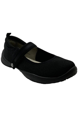 JBU Women's Merry Knit Mary Jane Shoe Black