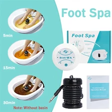 Machine Footbath Spa Detoxification Massager Mini Foot Bath Massage Tools
