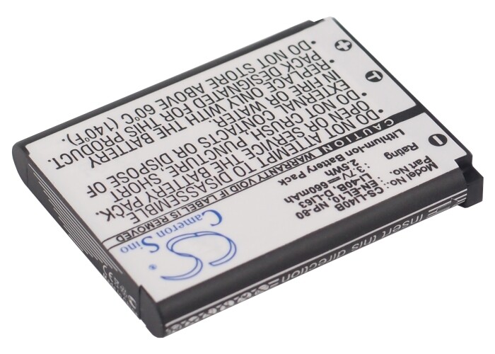 Li-ion Battery for Olympus mju 5010 mju 700 mju 7000 3.7V 660mAh