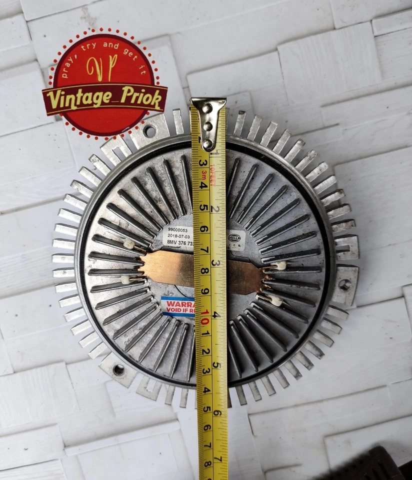 Nuevo ventilador de refrigeración del motor Behr Hella embrague viscoso 1997-03 Mercedes M113 M119 V8 Foto 4 de 4