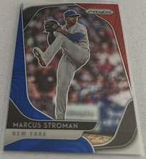 2020 Panini Prizm Baseball Marcus Stroman New York Mets Red White Blue Prizm #60